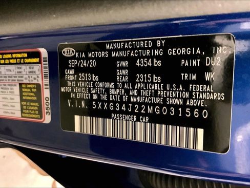 Certified 2021 Kia K5 EX w/ EX Premium Package FWD image 30