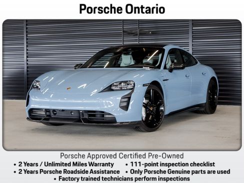 Certified 2022 Porsche Taycan Turbo AWD/4WD image 1
