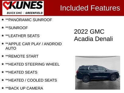 Used 2022 GMC Acadia Denali w/ Black Diamond Edition