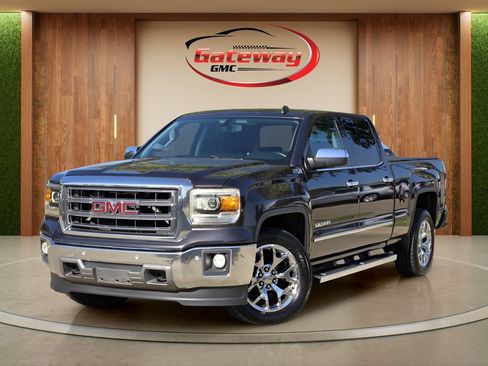 Used 2014 GMC Sierra 1500 SLT w/ SLT Crew Cab Value Package AWD/4WD image 1