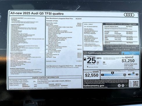 New 2025 Audi Q5 Premium Plus image 16
