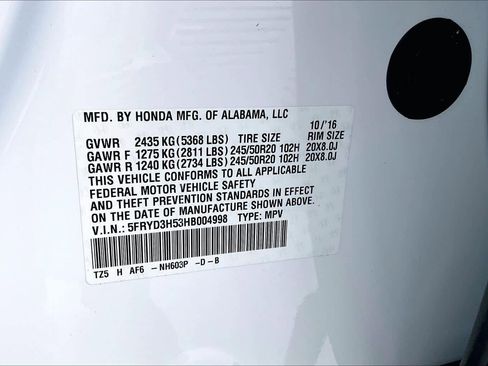 Used 2017 Acura MDX FWD w/ Technology Package image 36