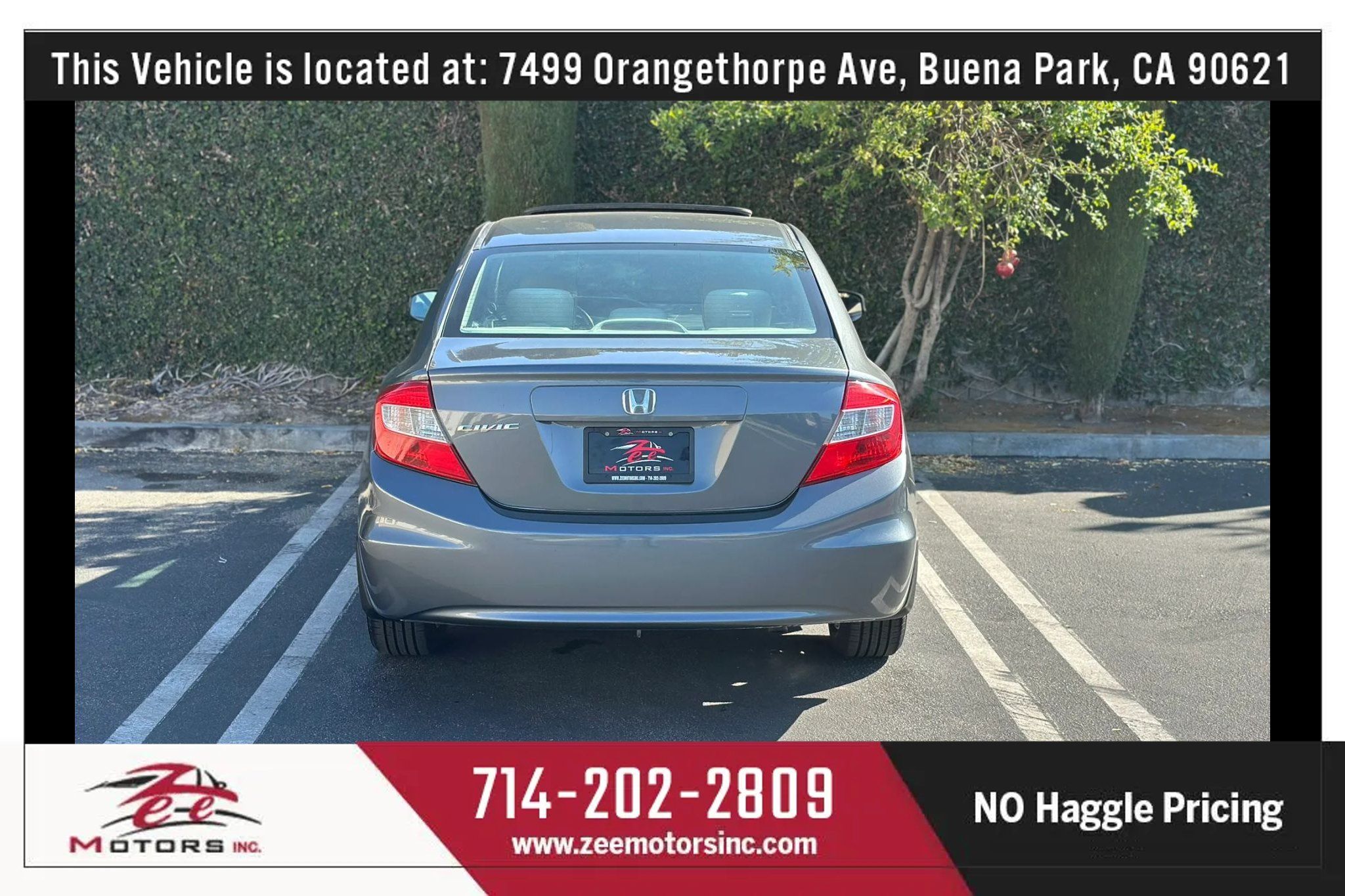 Used 2012 Honda Civic EX image 8