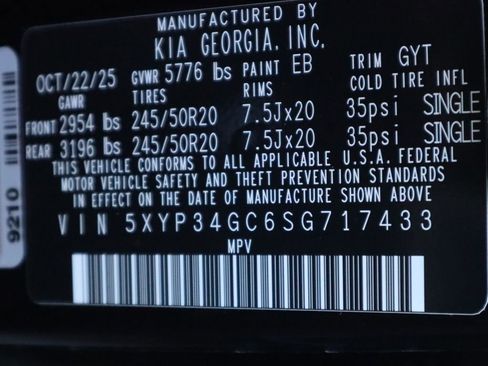 New 2025 Kia Telluride EX image 44