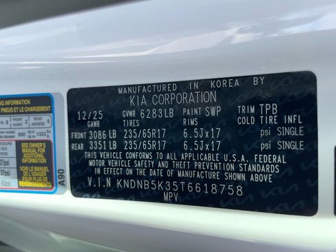 New 2026 Kia Carnival LXS image 35