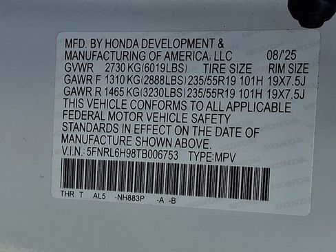 Used 2026 Honda Odyssey Elite image 28