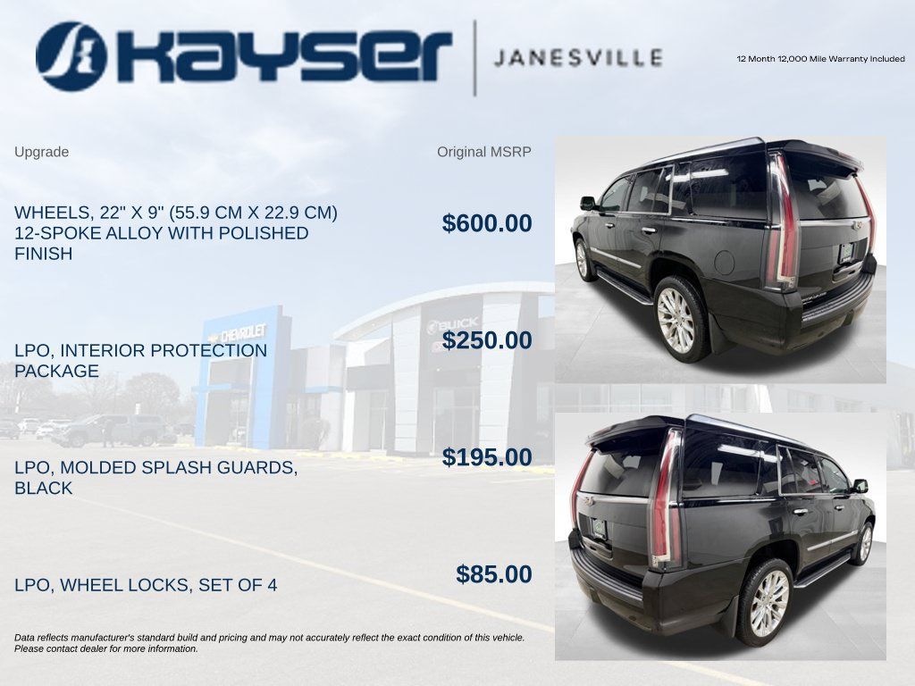 Certified 2019 Cadillac Escalade Luxury AWD/4WD image 2