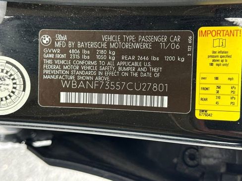 Used 2007 BMW 530xi Sedan AWD/4WD image 21