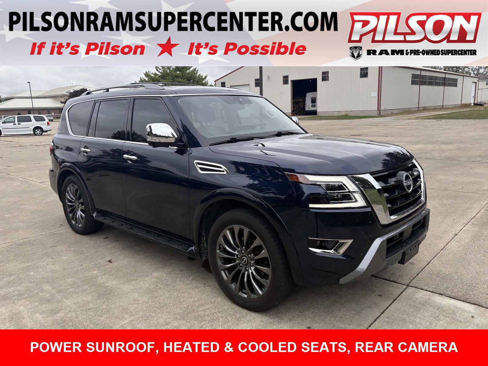 Used 2023 Nissan Armada Platinum w/ Captain's Chairs Package AWD/4WD image 1