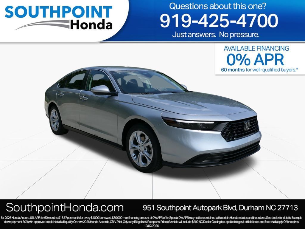 New 2026 Honda Accord LX image 1