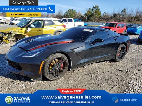 Used 2014 Chevrolet Corvette Stingray Coupe w/ ZF1 Appearance Package RWD image 1
