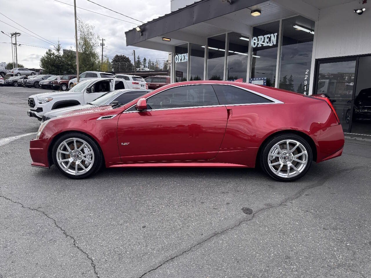 Used 2013 Cadillac CTS V w/ Wood Trim Package RWD image 2