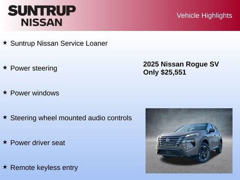 Used 2025 Nissan Rogue SV image 8