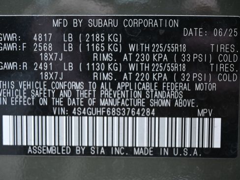 Used 2025 Subaru Crosstrek 2.5i Sport w/ Popular Package #4A image 36