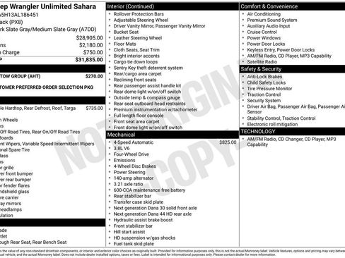 Used 2010 Jeep Wrangler Unlimited Sahara w/ Trailer Tow Group image 5