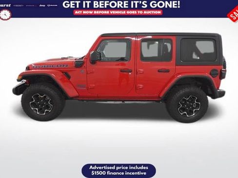 Used 2022 Jeep Wrangler Unlimited Rubicon 4xe w/ Cold Weather Group image 2
