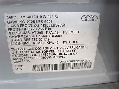 Certified 2023 Audi Q4 e-tron Premium w/ Premium Plus RWD image 39