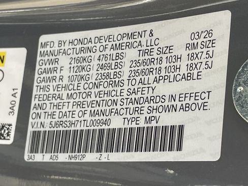 Used 2026 Honda CR-V EX-L image 30