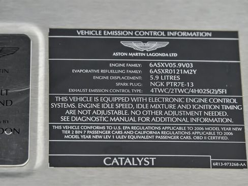 Used 2006 Aston Martin Vanquish S RWD image 20