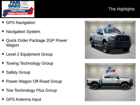 Used 2024 RAM 2500 Power Wagon w/ Level 2 Equipment Group image 2