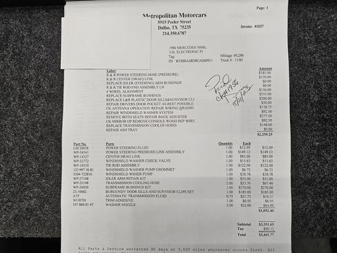 Used 1986 Mercedes-Benz 560 SL image 54