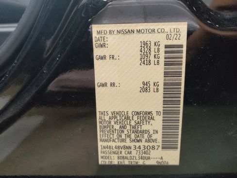 Used 2022 Nissan Altima 2.5 S FWD image 33