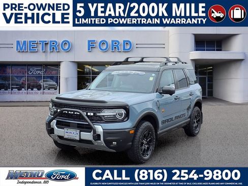 Used 2025 Ford Bronco Sport Badlands w/ Sasquatch Badlands Package AWD/4WD image 8