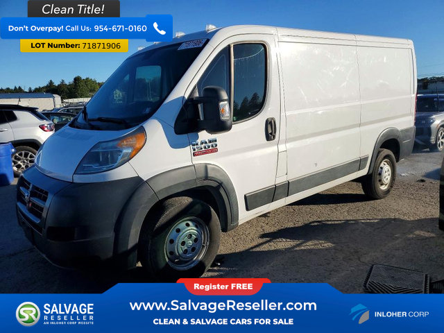 Used 2016 RAM ProMaster 1500 FWD image 1