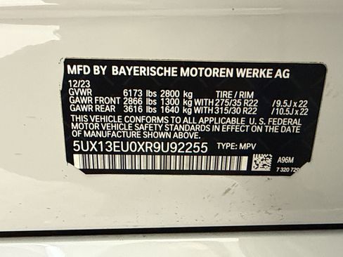 Certified 2024 BMW X5 sDrive40i w/ M Sport Package RWD image 25