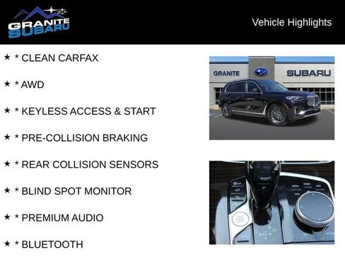 Used 2019 BMW X7 xDrive40i w/ Cold Weather Package AWD/4WD image 2