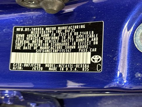 Used 2022 Toyota Corolla SE FWD image 38