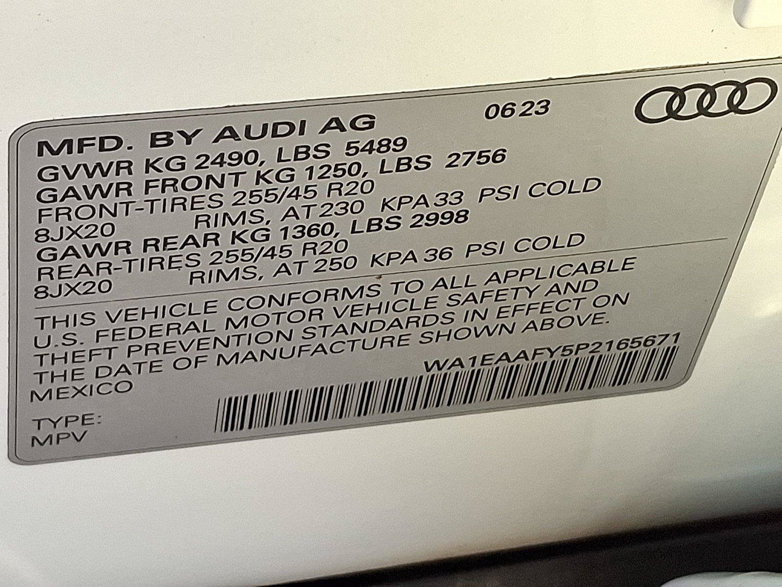 Certified 2023 Audi Q5 2.0T Premium Plus w/ Premium Plus Package AWD/4WD image 28