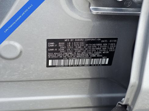 Certified 2025 Subaru Ascent Onyx Edition w/ Popular Package #2 AWD/4WD image 32