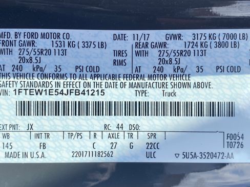 Used 2018 Ford F150 XLT w/ Equipment Group 302A Luxury image 23