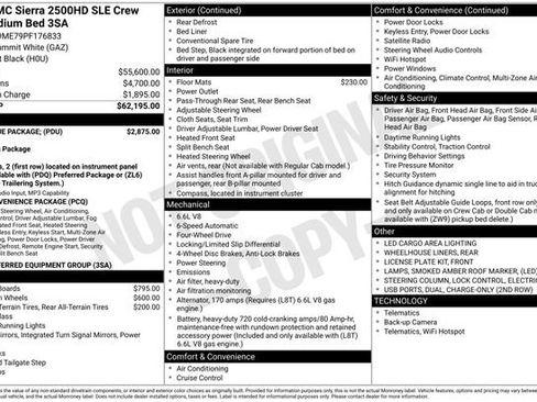 Used 2023 GMC Sierra 2500 SLE w/ SLE Value Package; AWD/4WD image 20