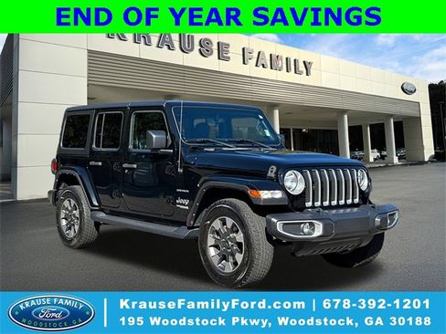 Used 2022 Jeep Wrangler Unlimited Sahara w/ Cold Weather Group image 1