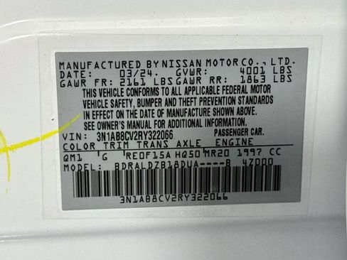 Used 2024 Nissan Sentra SV FWD image 29