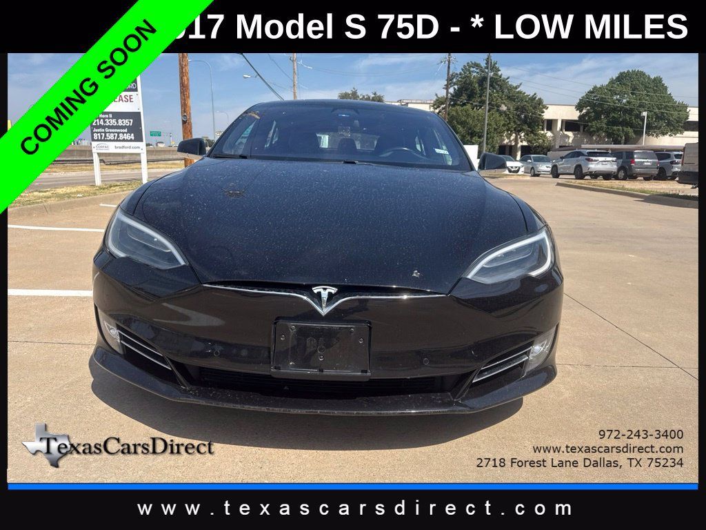 Used 2017 Tesla Model S 75D AWD/4WD image 2