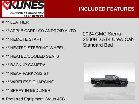 Used 2024 GMC Sierra 2500 AT4 AWD/4WD image 2