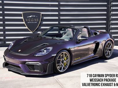 Used 2024 Porsche 718 Boxster Spyder RS w/ Weissach Package