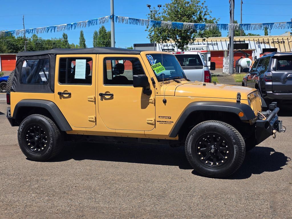 Used 2013 Jeep Wrangler Unlimited Sport w/ Connectivity Group AWD/4WD image 3