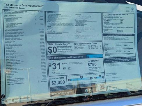 Used 2025 BMW 330i Sedan w/ Convenience Package image 18