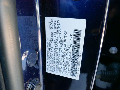Used 2022 Honda Ridgeline RTL image 34