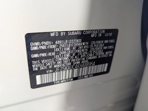 Used 2019 Subaru Forester Limited w/ Popular Package #3 AWD/4WD image 29