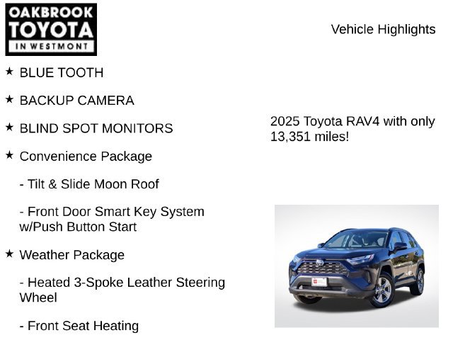Certified 2025 Toyota RAV4 XLE w/ Convenience Package AWD/4WD image 6