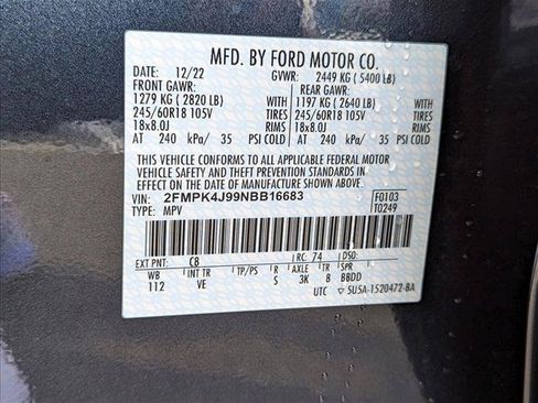 Used 2022 Ford Edge SEL w/ Convenience Package AWD/4WD image 19