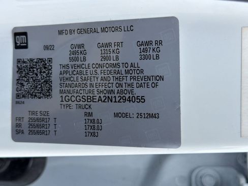 Used 2022 Chevrolet Colorado W/T RWD image 19