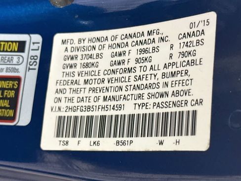 Used 2015 Honda Civic LX image 29