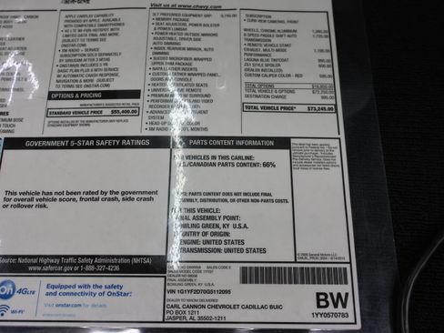 Used 2016 Chevrolet Corvette Stingray Coupe w/ 3LT Preferred Equipment Group image 28