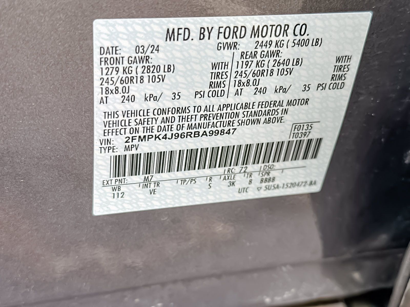 Used 2024 Ford Edge SEL AWD/4WD image 28
